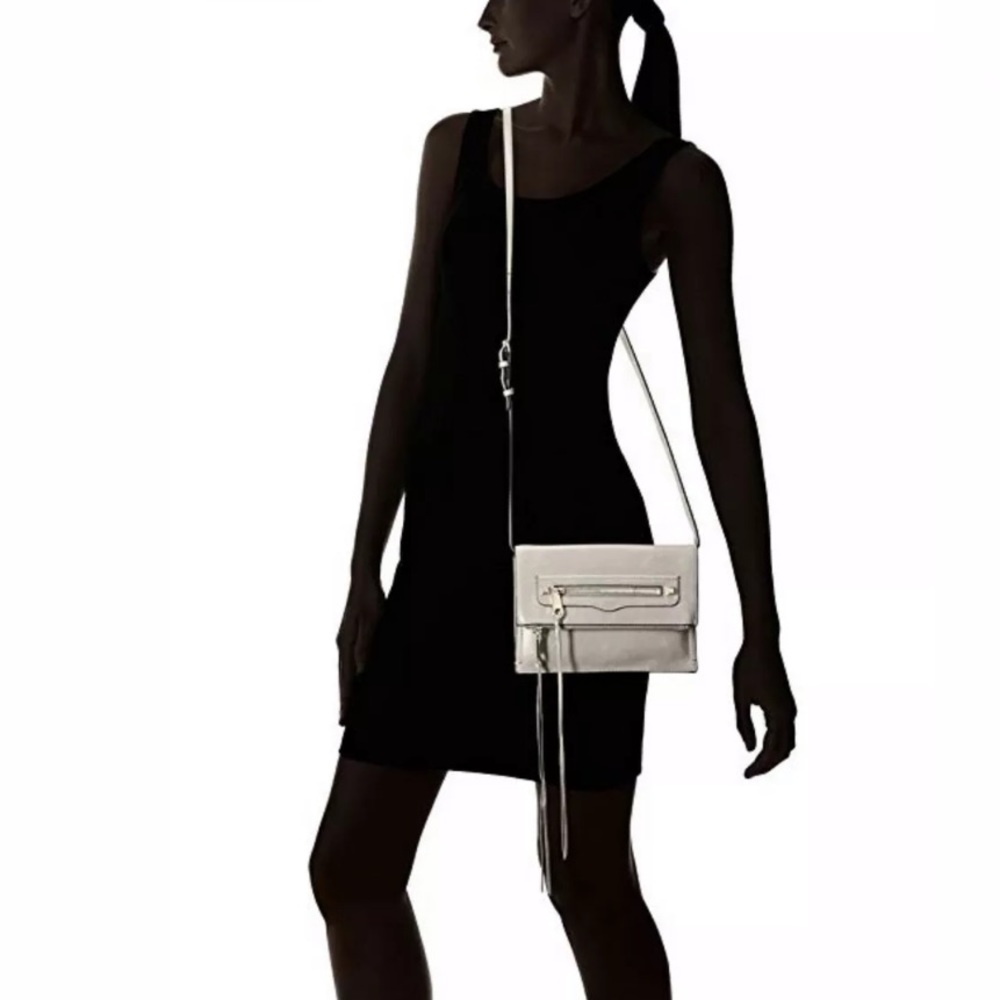 Rebecca Minkoff Regan clutch Regan crossbody gray - Picture 8 of 8